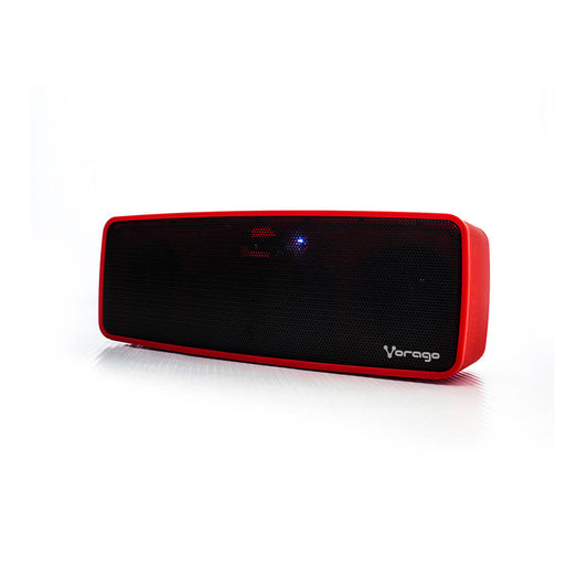 Bocina Bluetooth Vorago BSP-100 Manos Libres Micro SD 3.5mm Rojo