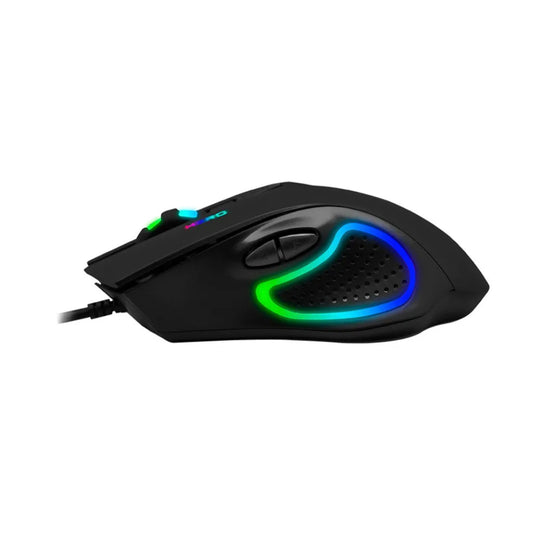 Mouse Gamer Acteck Hero GM325 5 Botones 4 Niveles 3200 Dpi Negro