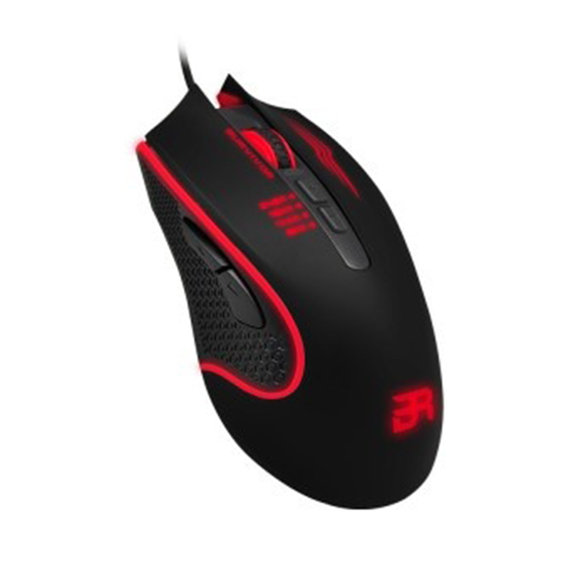 Mouse Gamer Balam Rush Survivor GM320 6 Botones LED USB 4 Niveles 3200 Dpi Negro