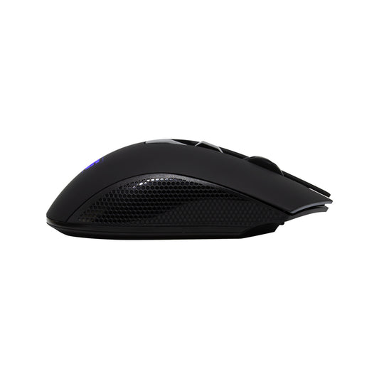 Mouse Gamer Vorago Game Factor MO-600  6 Botones 2400 Dpi Ergonómico Silencioso Negro