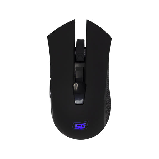 Mouse Gamer Vorago Game Factor MO-600  6 Botones 2400 Dpi Ergonómico Silencioso Negro