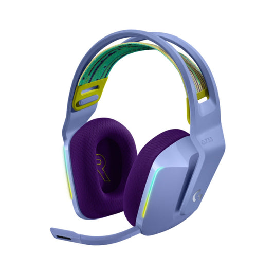 Headset Gamer Logitech G733 Inalámbricos Lightspeed Rgb Lightsync Blue Vo!ce DTS Headphone: C 2.0