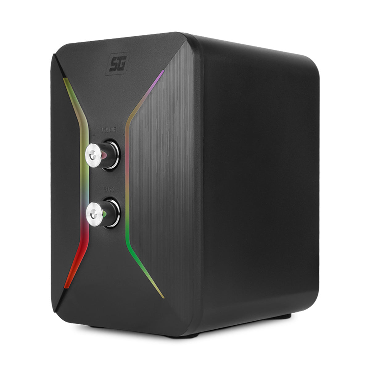 Sistema de Altavoces Gamer Vorago Start The Game SPK-250 2.1 Con Control de Volumen e Iluminación Negro