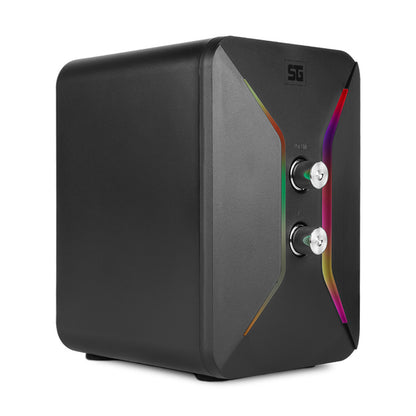 Sistema de Altavoces Gamer Vorago Start The Game SPK-250 2.1 Con Control de Volumen e Iluminación Negro